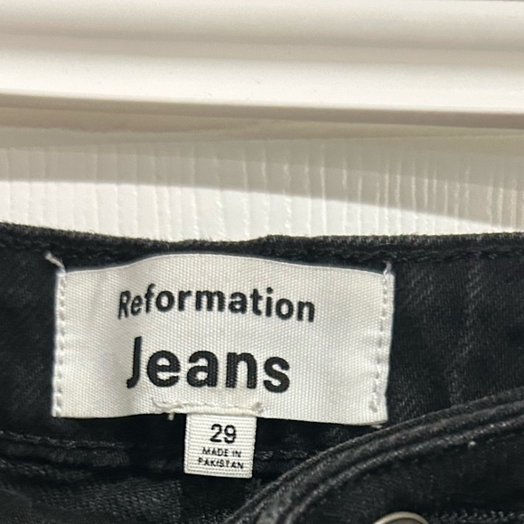 Reformation Women’s Black Jeans - Picture 2 of 4